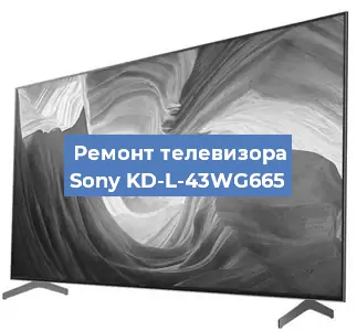 Замена HDMI на телевизоре Sony KD-L-43WG665 в Красноярске